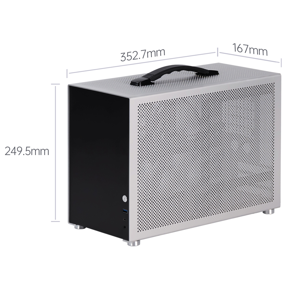 Portable Mini ITX PC Case Mode - Mini Itx Case With Handle Portable recension och pris