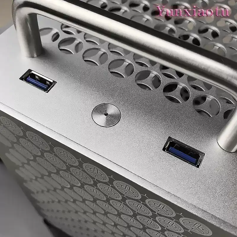Mini ITX Computer Case Aluminu - Mini Itx Case With Handle Portable recension och pris
