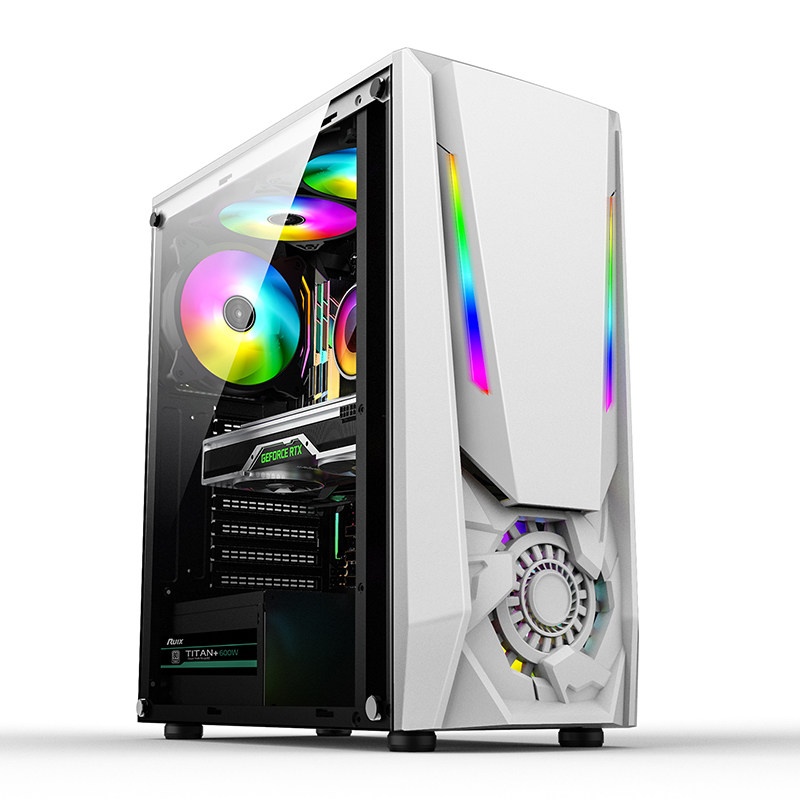 ATX Gaming Desktop PC Case Ful - Mini Itx Case Water Cooling Support recension och pris