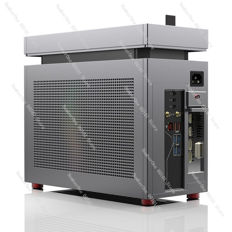 Mini ITX Aluminum Case 240mm W - Sff Case Tempered Glass recension och pris