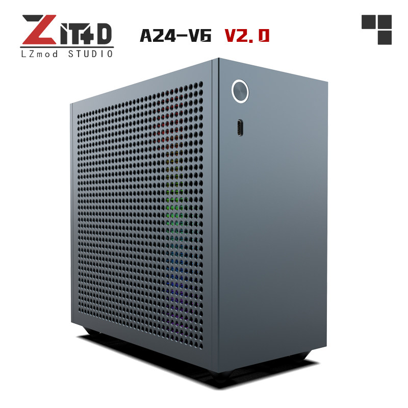 A24-V6 V2.0 3.66L Mini ITX Cas - Sff Case Flex Atx Psu recension och pris