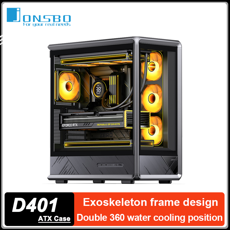 JONSBO D401 ATX PC Case Exoske - Mini Itx Case Water Cooling Support recension och pris