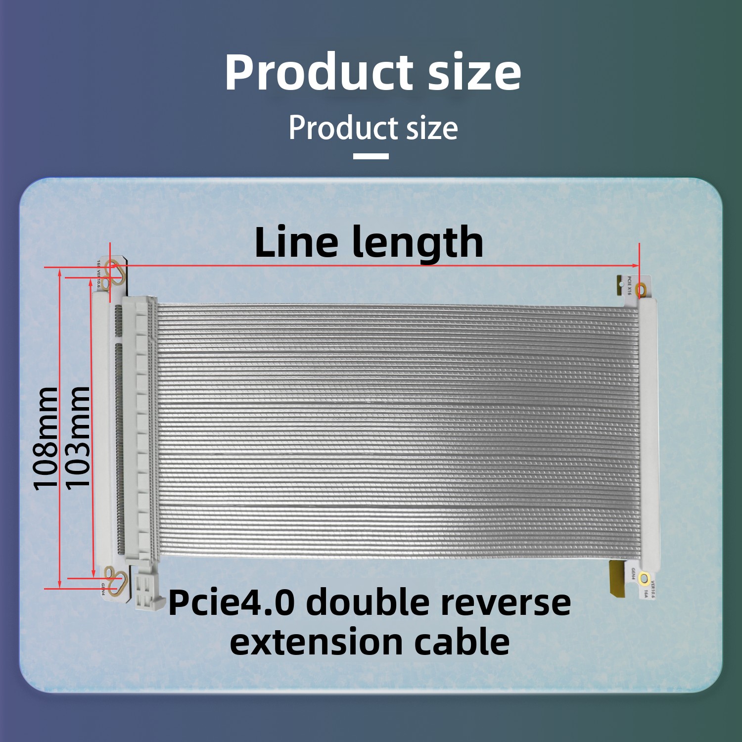 32Gbps PCIe 4.0 X16 Dual Rever - Itx Case Pcie Riser 4.0 recension och pris