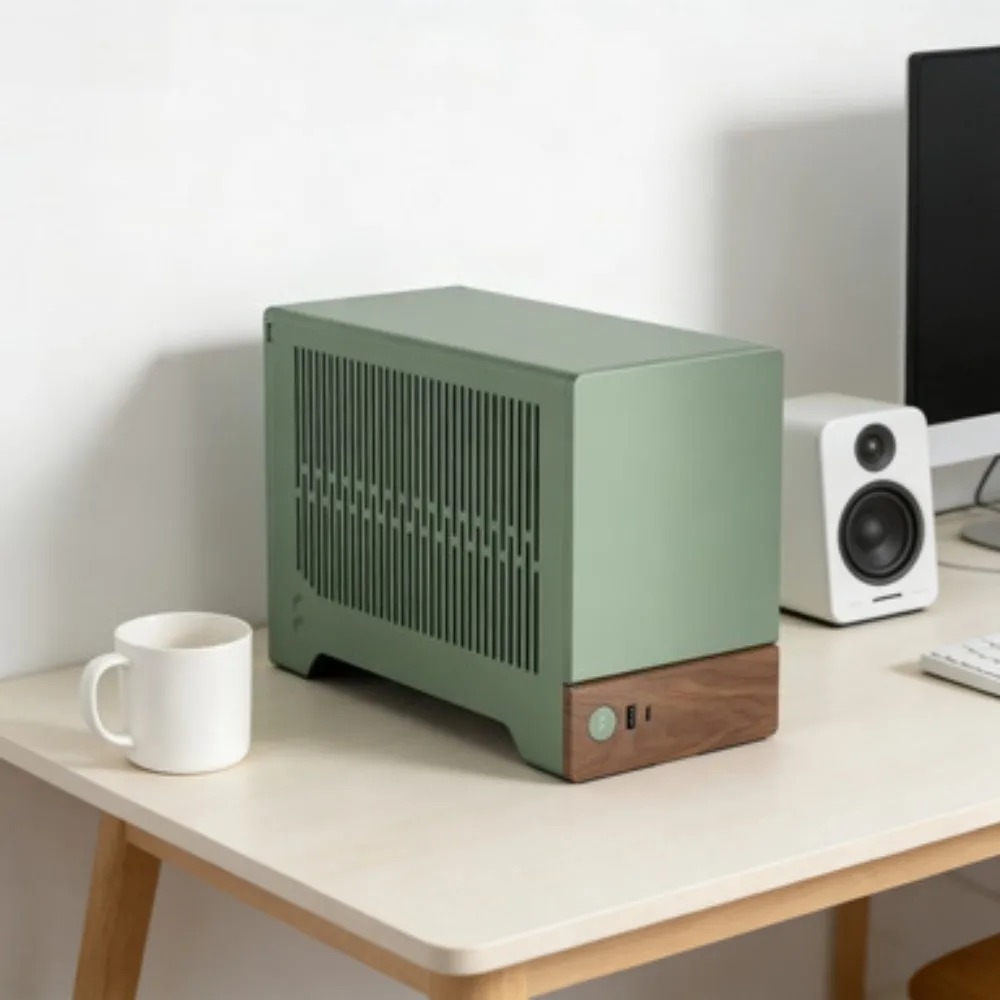 Anodized Aluminum Panels Wood  - Itx Case Pcie Riser 4.0 recension och pris
