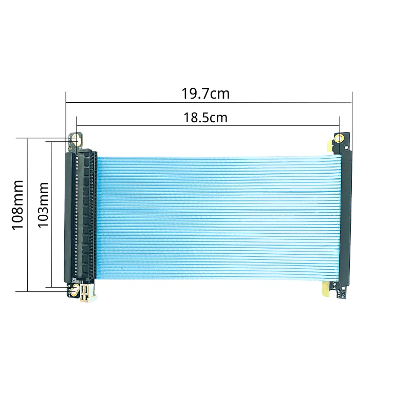 Dual Reverse Pcie 4.0 Riser Ca - Itx Case Pcie Riser 4.0 recension och pris