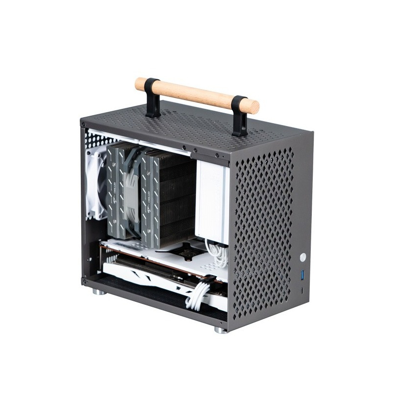 Full Aluminum ITX Case Mini Po - Mini Itx Case With Handle Portable recension och pris