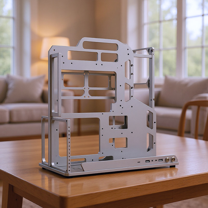 Aluminum Mini ITX Case MATX Co - Sff Case Tempered Glass recension och pris