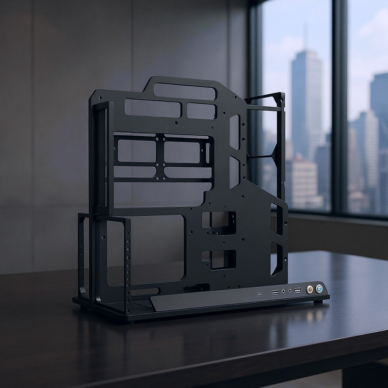 Aluminum Mini ITX Case MATX Co - Sff Case Tempered Glass recension och pris