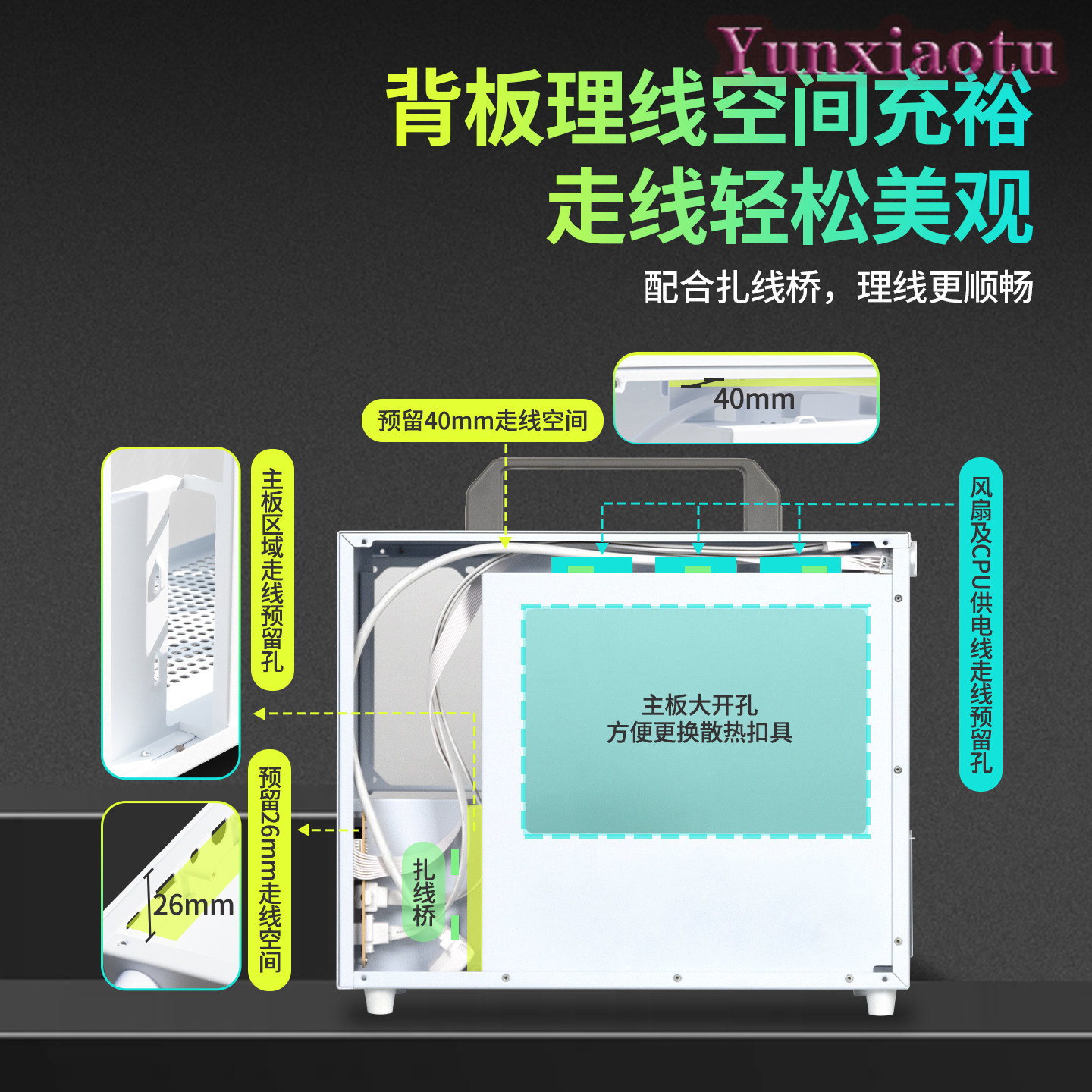 E85PRO Mini ITX MATX Case Port - Mini Itx Case With Handle Portable recension och pris